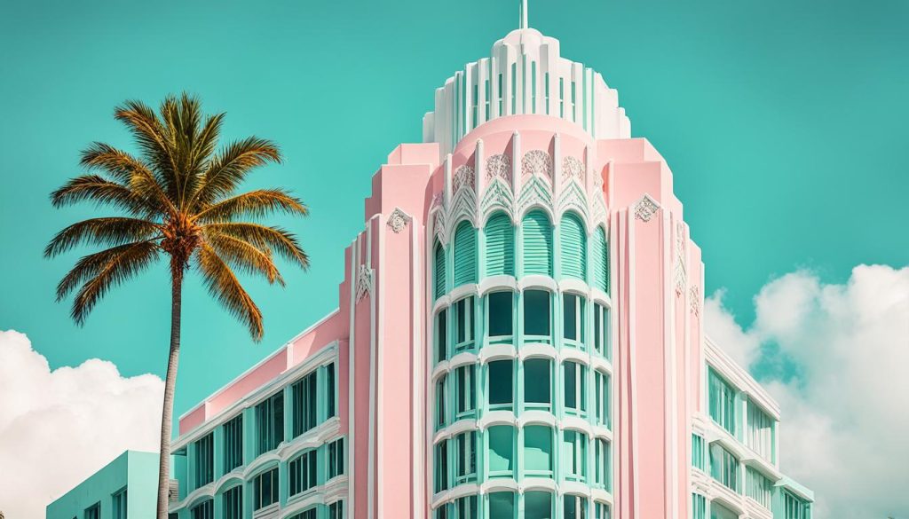 Art Deco building in Miami Beach