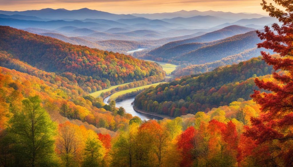 Asheville mountain landscape