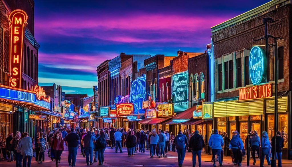 Beale Street in Memphis