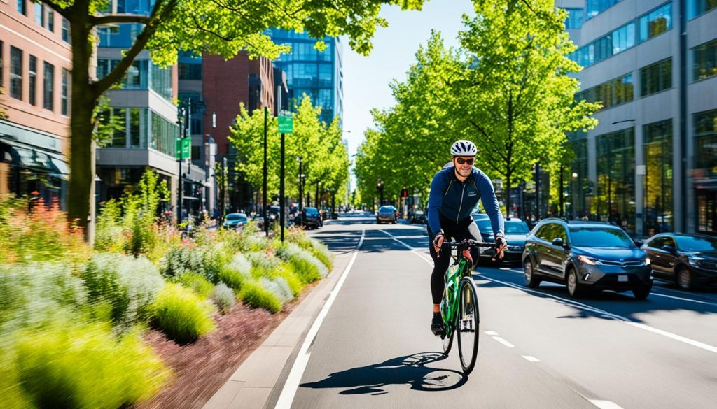 Bike infrastructure in Portland