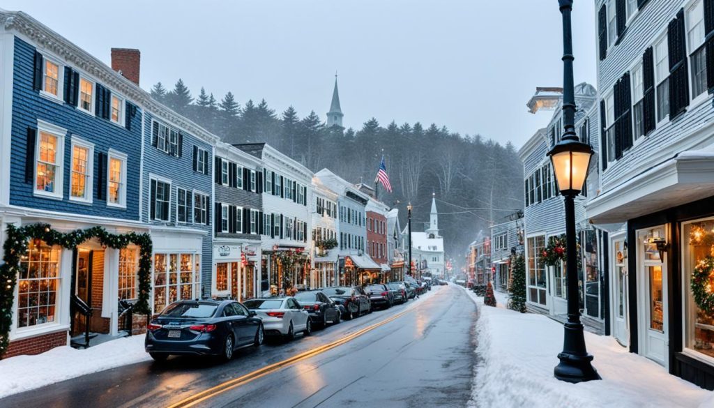 Camden, Maine in Winter