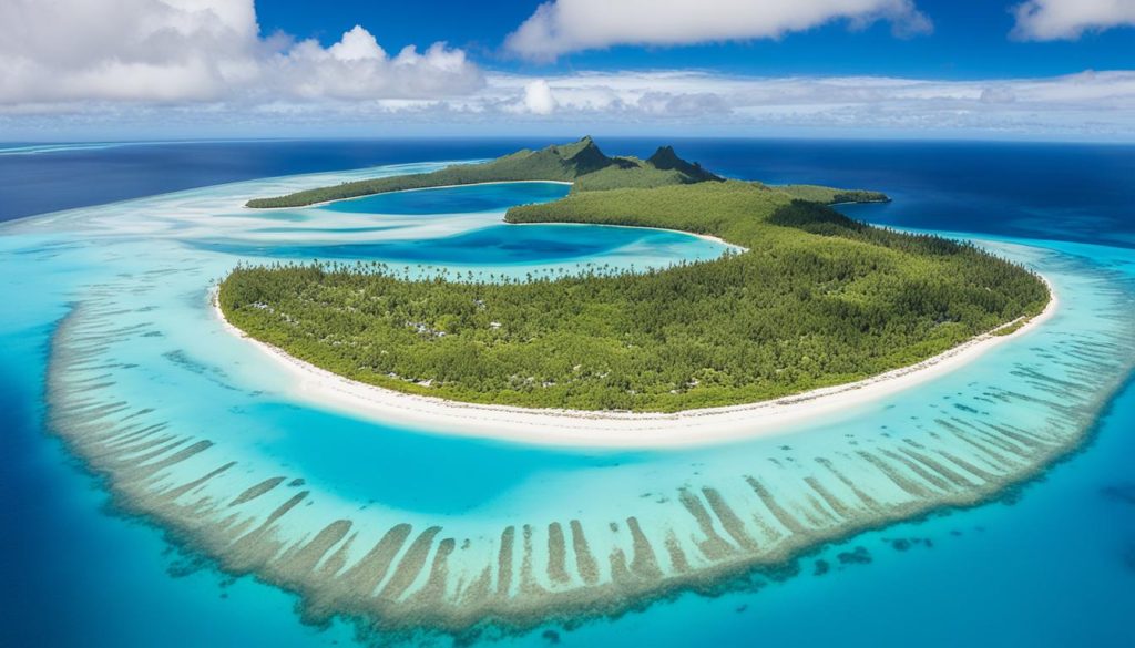 Cook Islands Aerial View