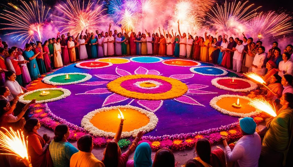 Diwali celebration