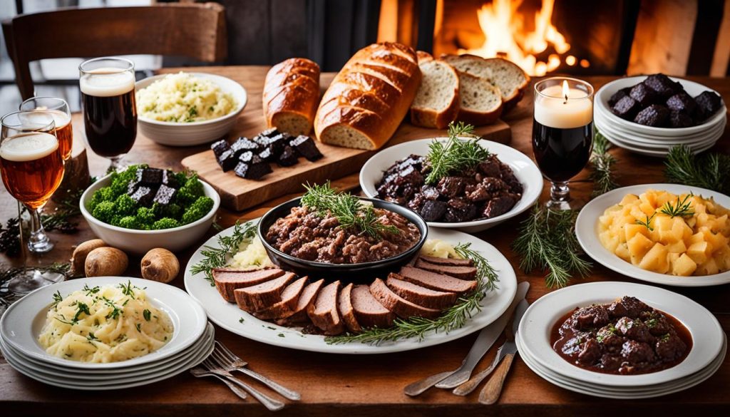 Estonian New Year's Feast