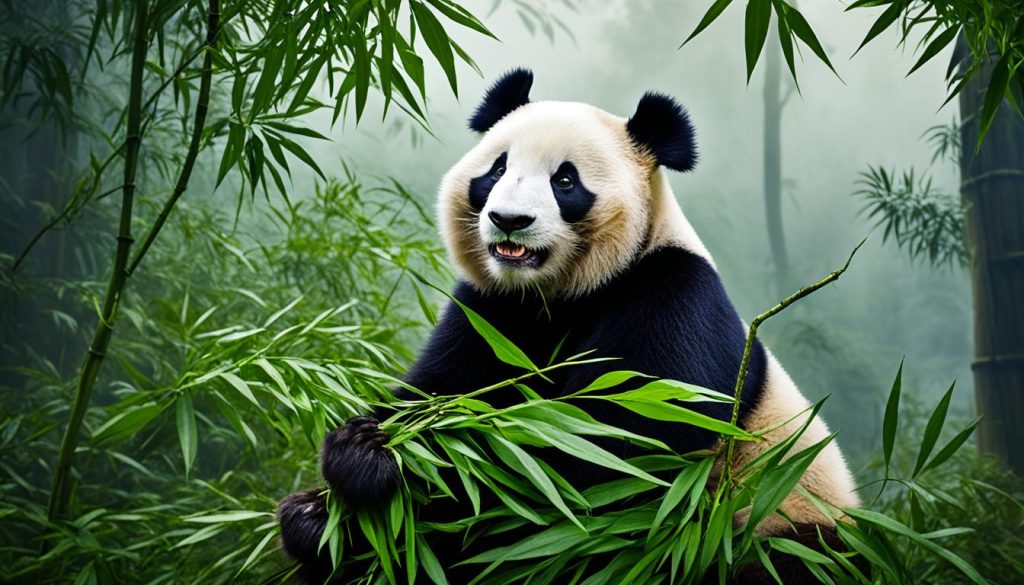 Giant panda in China