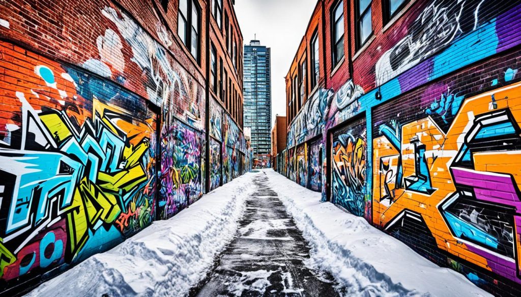 Graffiti Alley in Toronto