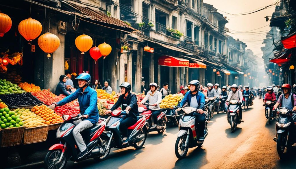 Hanoi street scenes