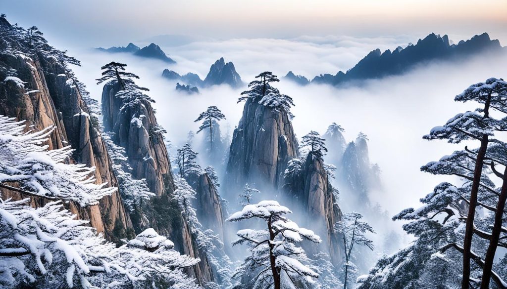 Huangshan Mountain in Winter