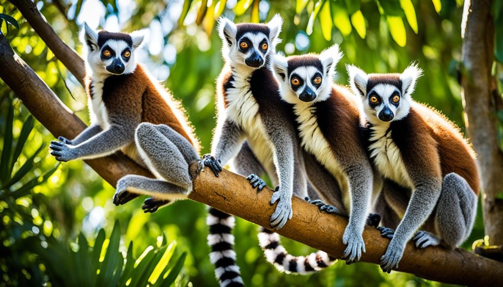 Lemurs in Madagascar