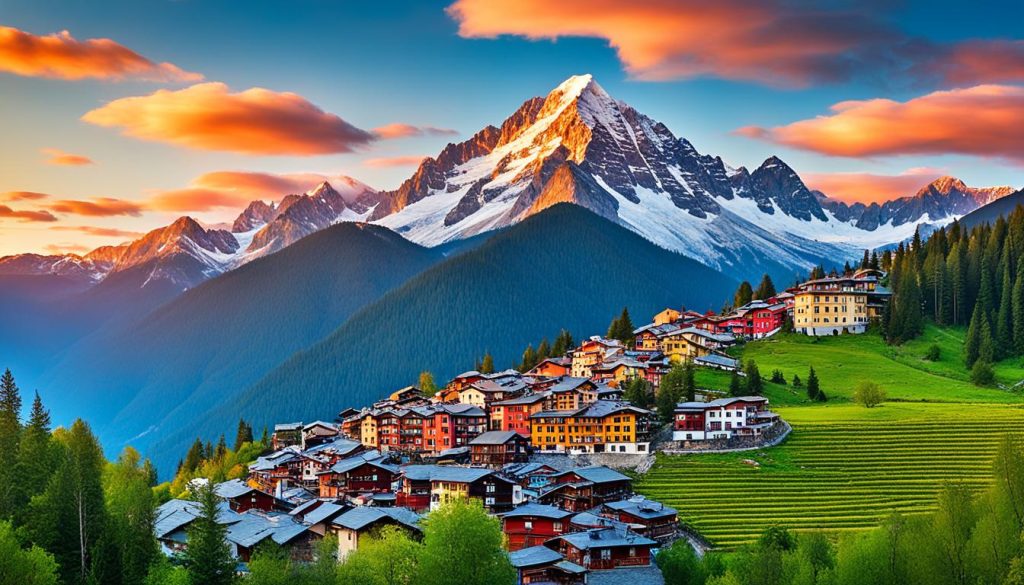 Mountain travel destinations