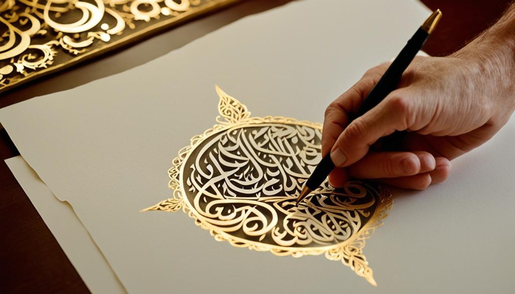 Pakistani Calligrapher