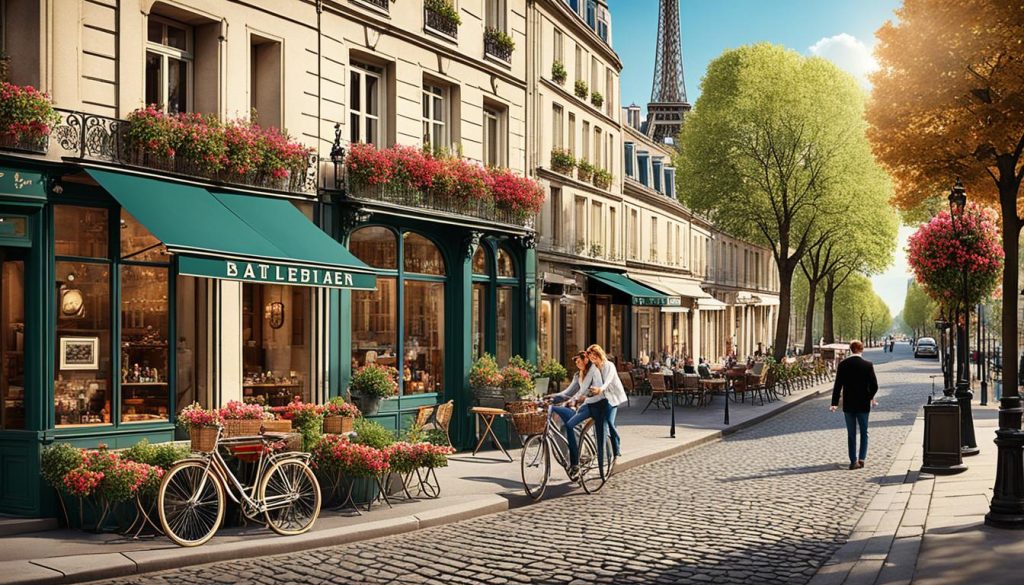 Paris street scene