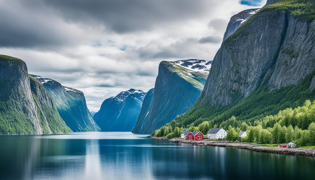 Stunning fjordscape in Norway