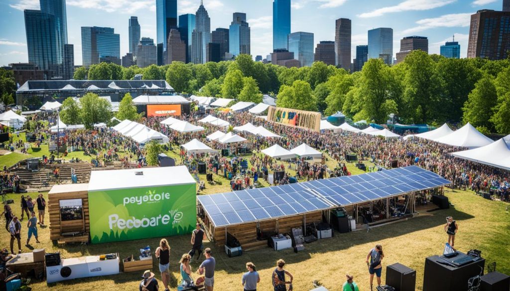 Sustainable music festivals