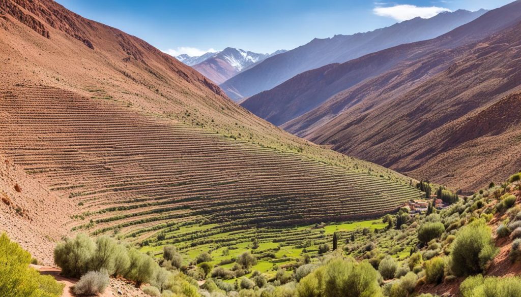 Sustainable travel in High Atlas Mountains