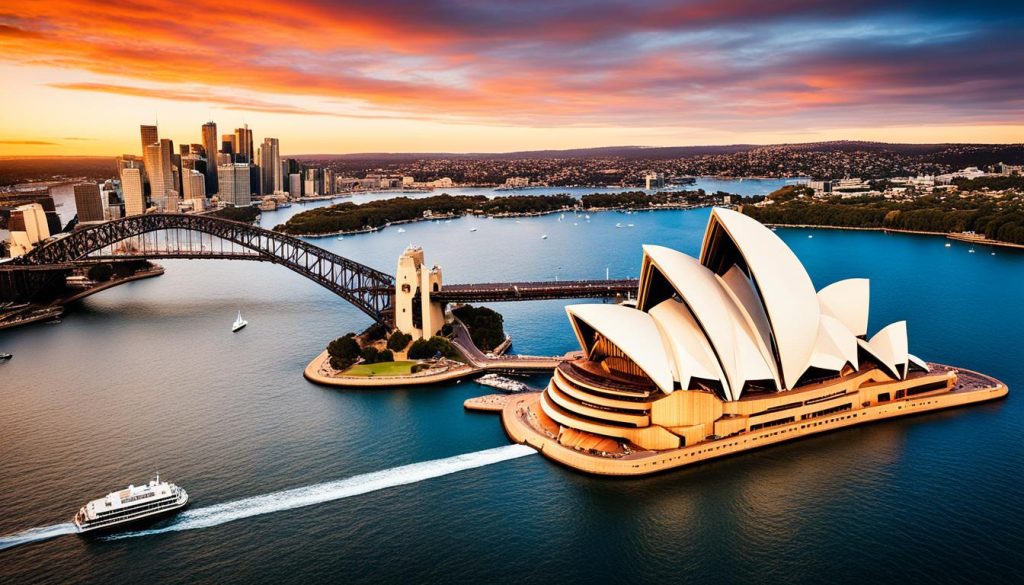 Sydney Opera House and Harbour Bridge