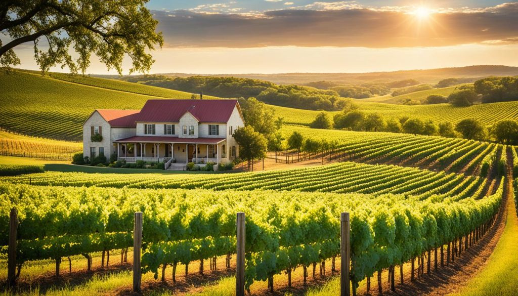 Texas Hill Country Vineyards