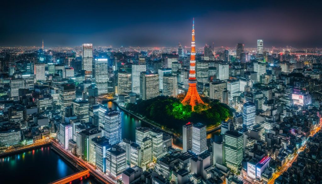 Tokyo skyline