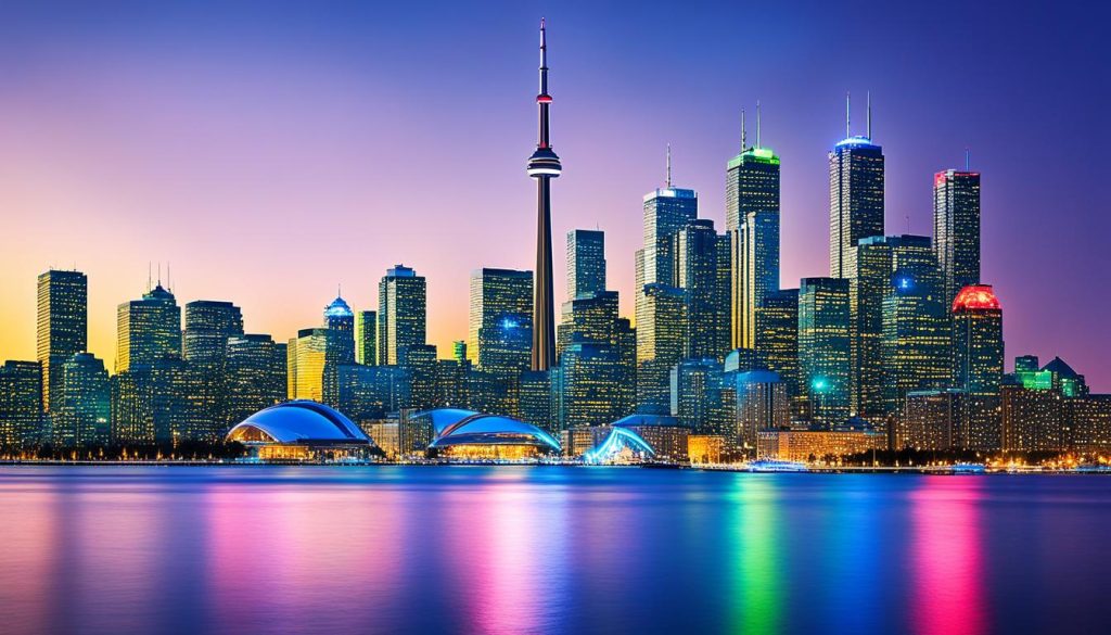 Toronto city skyline