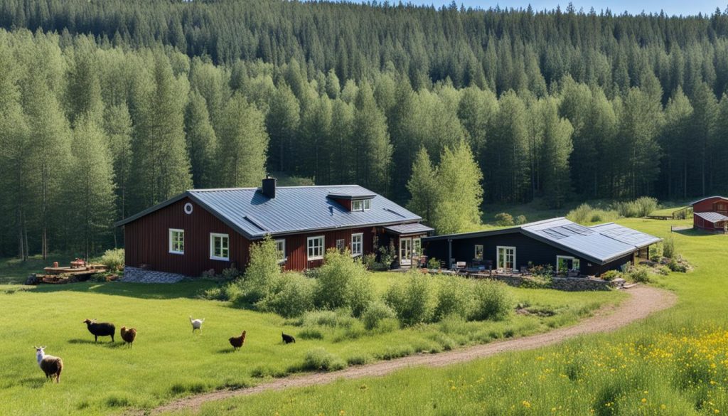 eco-farm in Dalarna