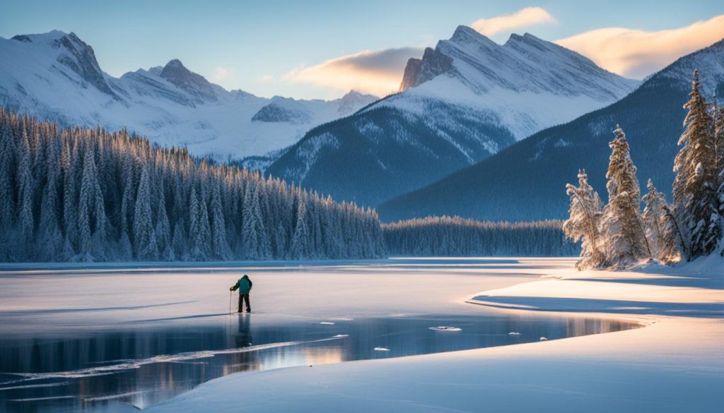 ice fishing