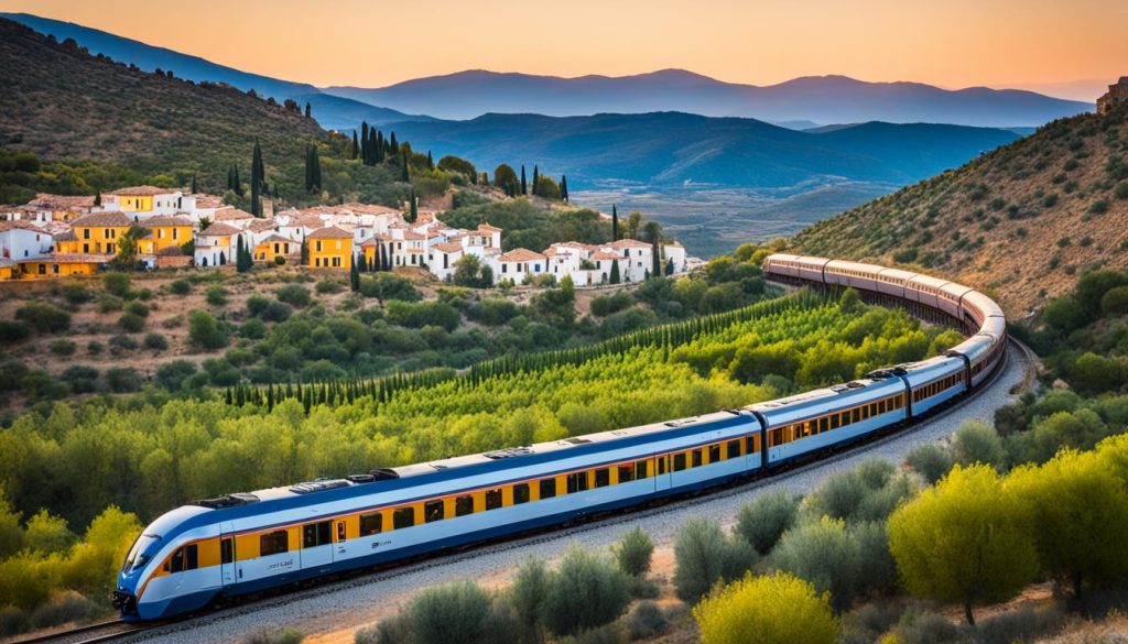 scenic train journeys Spain