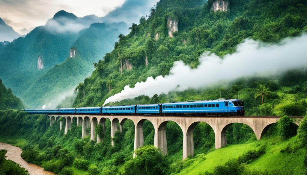 scenic train journeys in Laos