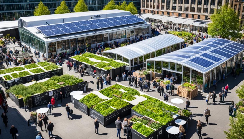 sustainable practices in market cities