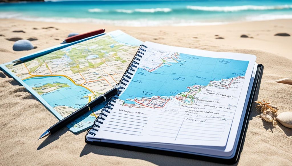 how to plan a travel itinerary