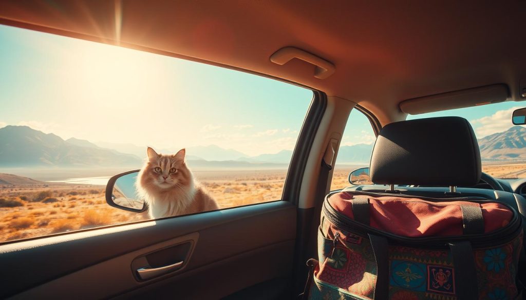 how to travel with a cat