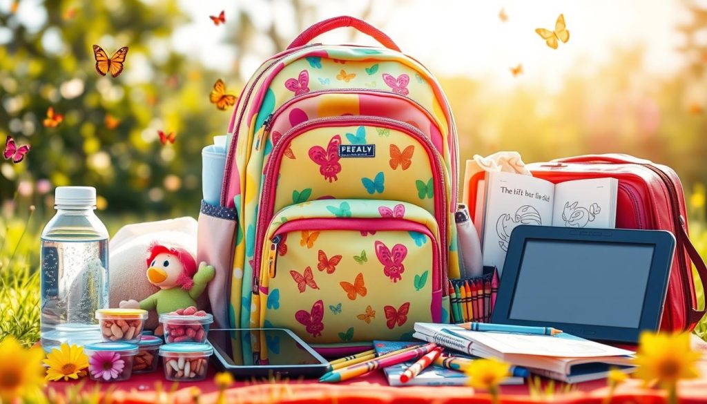 kids travel backpack essentials