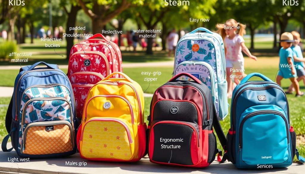 kids travel backpack features